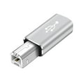 thumbnail image 1 of USB Type C To Type B Adapter For Printer Scanner Converter USB C Female To USB B Male For MIDI Controller Electronic Keyboard, 1 of 2