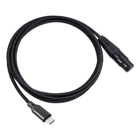 USB Type C To XLR Adapter Type C Male To 3 Pin XLR Female Microphone Cable Connector xc6979
