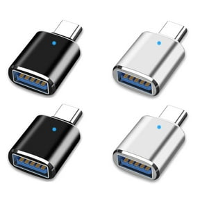 USB Type C to USB Adapter 4 Pack,USBC Male to USBA 3.0 Female, OTG Adapter Support Data Sync and Fast Charging,USB C Converter for iPhone 15,MacBook Pro,iPad Pro,Galaxy S20+ and More