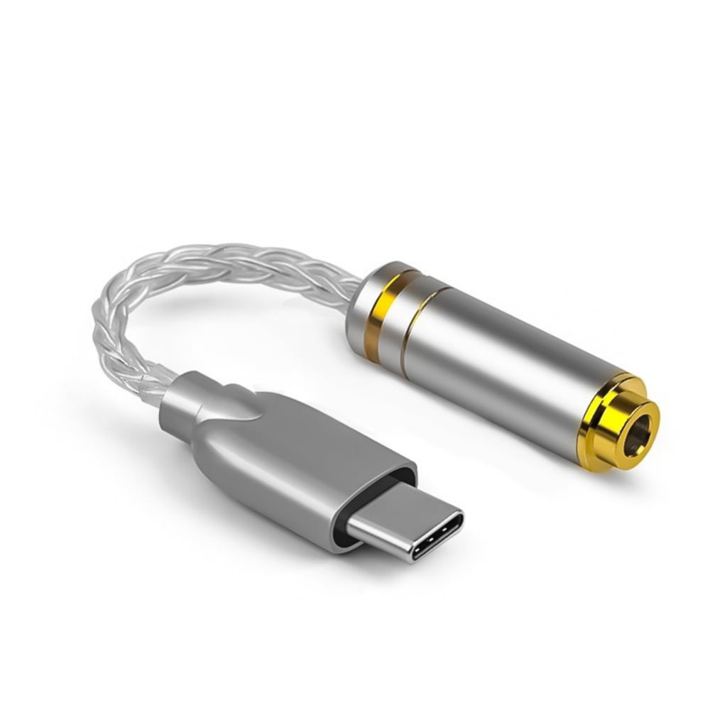 USB Type C to 3.5mm/2.5mm/4.4mm Sound Interfaces ALC5686 HiFi Headphone Amplifiers Digital Decoding Earphone Converter