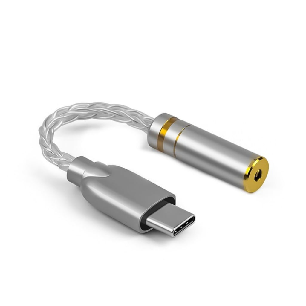 USB Type C to 3.5mm/2.5mm/4.4mm Sound Interfaces ALC5686 HiFi Headphone Amplifiers Digital Decoding Earphone Converter