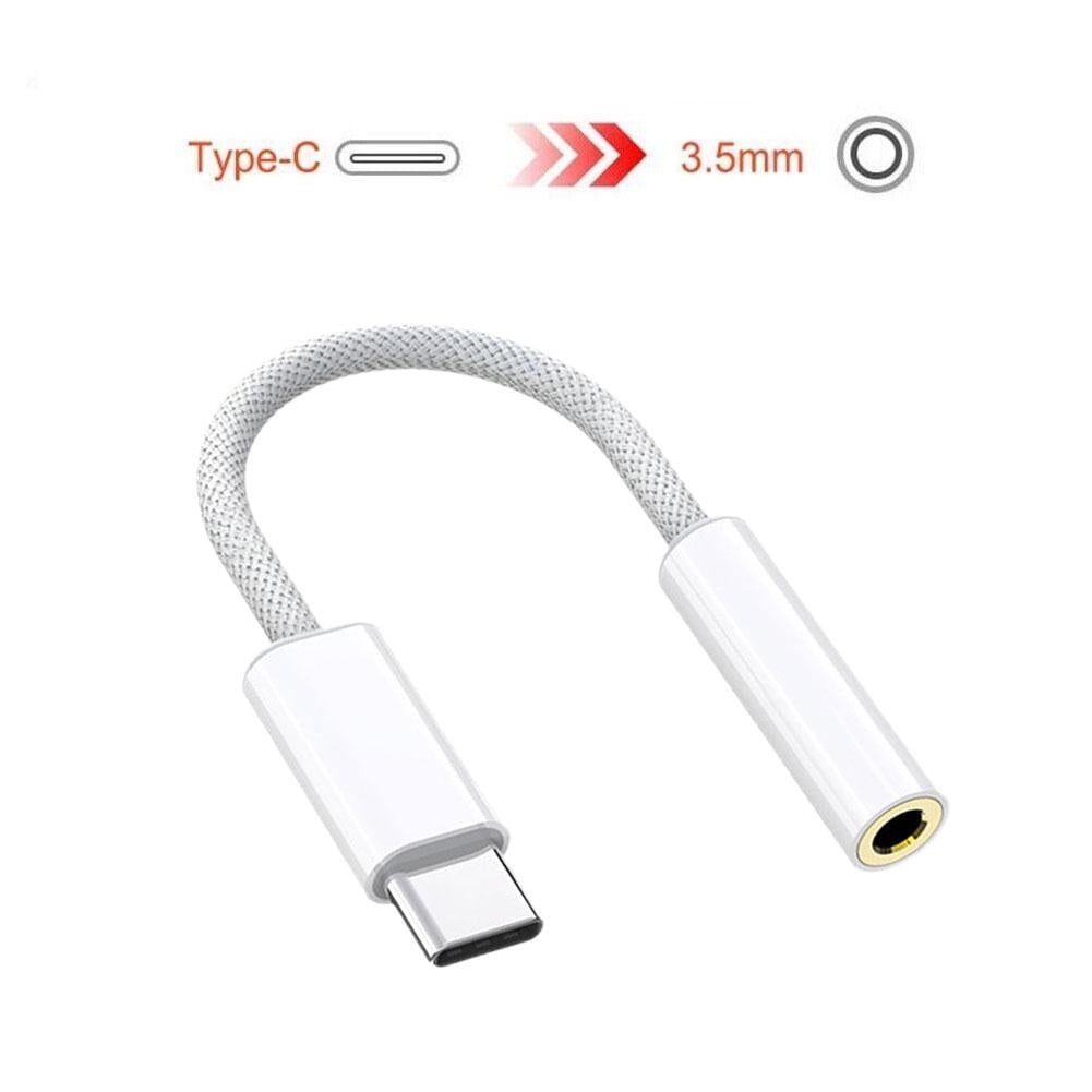 Adattatore Audio USB C A Jack 3.5 Mm AUX – 90 Gradi, Metallo Grigio, Cavo 5 Cm – Doonjiey