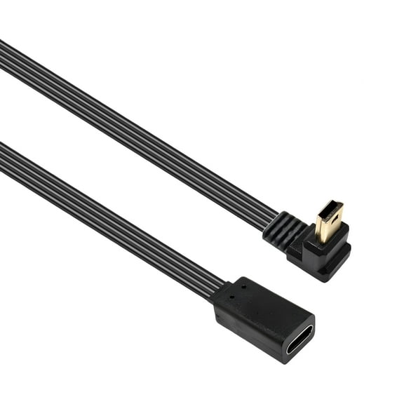 USB Type C to Mini USB Converter Cord Charging Cable For Tablets And Dashcams