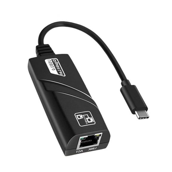 USB Type C to RJ45 Ethernet Converters 100/1000Mbps for Laptops and Tablets with Fast Data Transfer Speeds