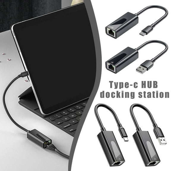 USB Type C to RJ45 Gigabit LAN Network Adapter