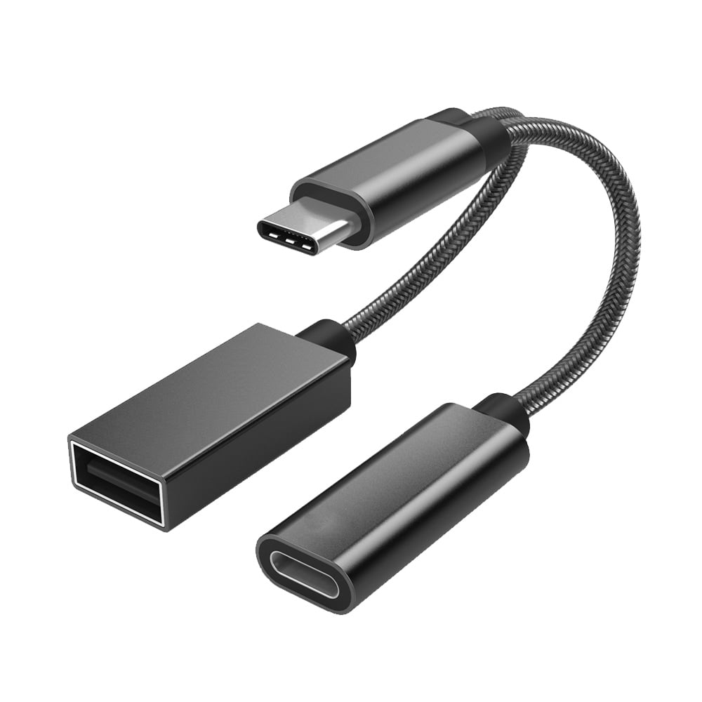 USB Type C to USB Adapter Connect USB Peripherals and Charge