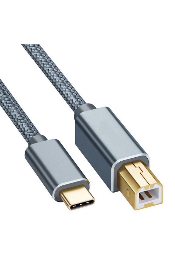 USB Type-C to USB B 2.0 Printer Cable Scanner Laptop