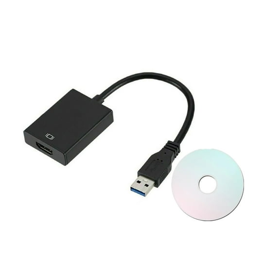 USB USB 2.0/USB 3.0 To HDMI Converter, HD 1080P Video Graphics Cable Converter for PC Laptop HDTV