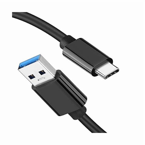 Quyaojz USB A to USB C 3.1 Gen 2 Cable, Type C 3A Fast Charge & 10Gbps Data Sync Cable for MacBook, Galaxy S20, Samsung T7, Portable SSD, SSD, Oculus Quest, Android Auto, Black, 10FT, 2Pack