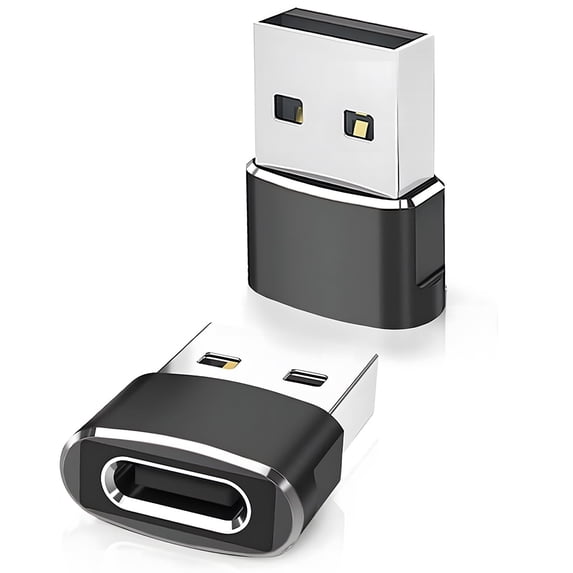 Usb Printer Adapter MOFEINI USB to USB-C Adapter 2 Pack, Type C Female to A Male Converter ...