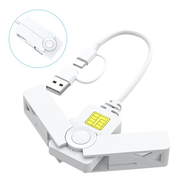 USB/USB C DOD Common Access CAC Smart Card Reader, EEEkit ID CAC Card