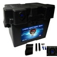 thumbnail image 1 of USB/USB-C Voltmeter GROUP 24 Smart Battery Box with Mounting Strap for Home and Boats, 1 of 5