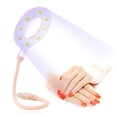 thumbnail image 1 of USB UV LED Nail Lamp – 16W Mini Nail Lamp Dryer for Gel Nails, 8 UV/LED Beads, Flexible Gooseneck Cord, 60s Curing Time, Portable Gel Nail Polish UV LED Nail Light for Travel and Home Pink, 1 of 7