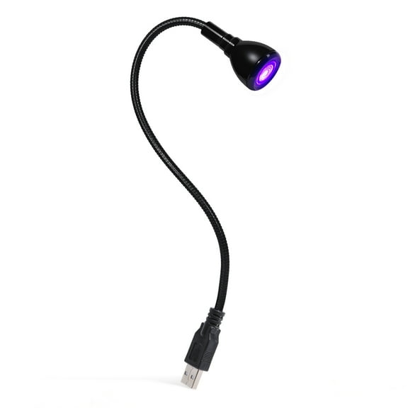 USB UV light Fixtures with Gooseneck Portable UV Glue Curing Lamp USB Light Lamp for for Novice Nail Art and Home DIY