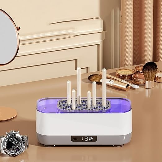 USB Ultrasonic Jewelry Cleaner Portable Sonic Washer for Glasses, Rings, Watches, Dentures, and Multi-Purpose Home Use
