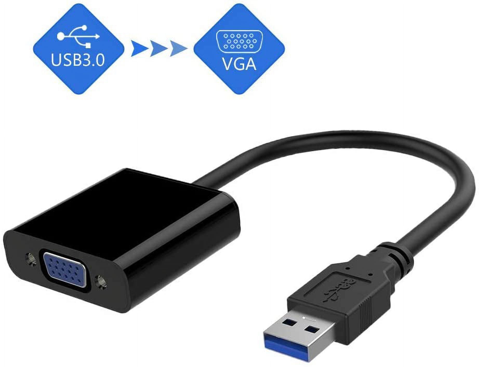 USB to VGA Adapter, USB 3.0 to VGA Adapter Multi-Display Video ...