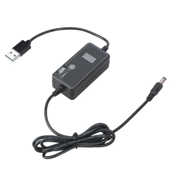 USB Variable Speed Controller With Temperature Display For Cooling Fan Blower Motor Stepless Speed Adjustable