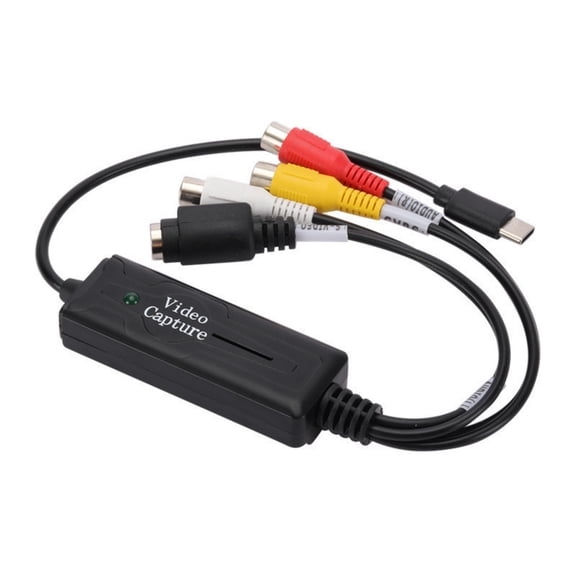 USB Video Captures Card Digital Converter S-video to USB 2.0 Video Record Captures Device Video Grabber for Phone