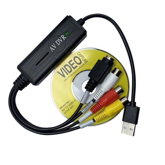 USB Video Captures Card Digital Converters USB 2.0 Video Record Captures Device Video Grabbers for Laptop