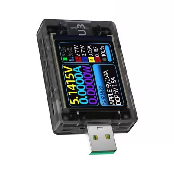 USB Voltages Meter Power Capacity Fast Charging Protocols Tester Quantity Meter Current Tester Detector Volmeter