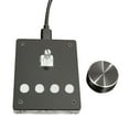 thumbnail image 1 of USB Volumes Knob Controllers Multimedias Computer Sound Controllers Programming Remote Volumes Keyboards Adapter, 1 of 10