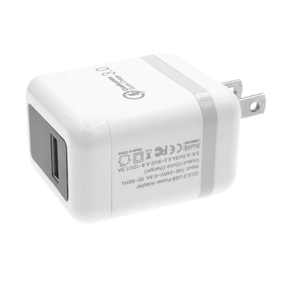 TRM TECH USB Wall Charger, QC3.0 Port Cube Power Adapter Plug Block Charging Box Brick Compatible with iPhone 17 16 15 14 13 12 11 Pro Max SE XS XR X 8 7 6 6S Plus, Galaxy, LG, Moto, Android Phones