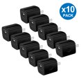 thumbnail image 1 of USB Wall Charger,10PCS AILKIN 1Amp 1-Port USB Power Adapter Charger Plug Charging Block Cube Box Brick,Dark Black, 1 of 5