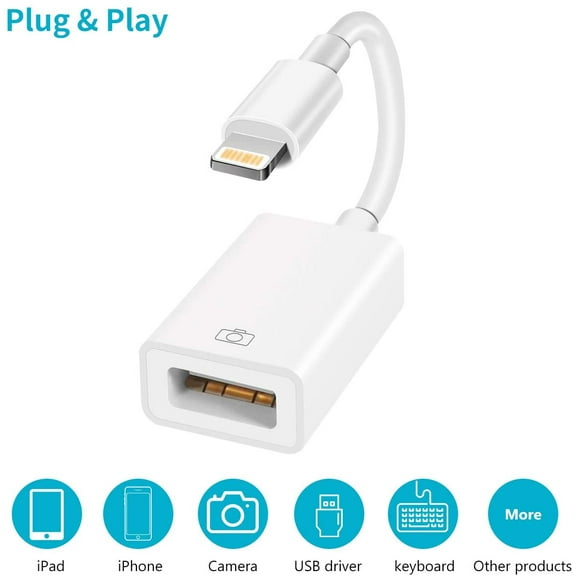 USB Wall Charger 6 Ports USB Charger Hub Desktop US Plug AC Power Wall Travel Charging Adapter Slots Charging Station Extension Socket Outlet with Cable