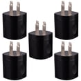thumbnail image 1 of USB Wall Charger Adapter 1A/5V 5-Pack Travel USB Plug Charging Block Brick Charger Power Adapter Cube Compatible with iPhone Xs/XS Max/X/8/7/6 Plus, Galaxy S9/S8/S8 Plus, Moto, Kindle, LG, HTC, Google, 1 of 5