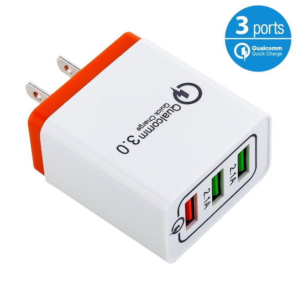 USB Wall Charger Adapter 1A/5V Travel Charger USB Plug Charging Block Brick Charger Power Adapter Cube Compatible with Phone Xs/XS Max/X/8/7/6 Plus, Galaxy S9/S8/S8 Plus, Moto, Kindle, LG, HTC, Google