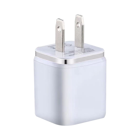 USB Wall Charger, Safe 2-Port USB Wall Charger Home Travel Plug Power, with Smart Charging Tech, Fast Charging Block Cube Perfect for Home Office Use