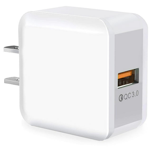 USB Wall Charger, Small iPhone Charger Box, Travel Plug Cube Power