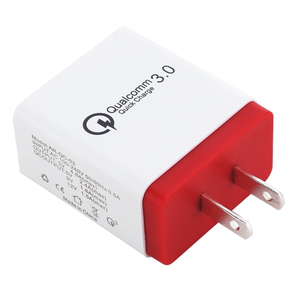 USB Wall Fast Charger, Upgraded 10W 3-Port USB Plug Cube Portable Wall Fast Charger Plug for iPhone iPad Android Universal for All USB Charging Devices