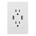 USB Wall Outlet Dual 2.4A USB Wall Charger High Speed Duplex Wall