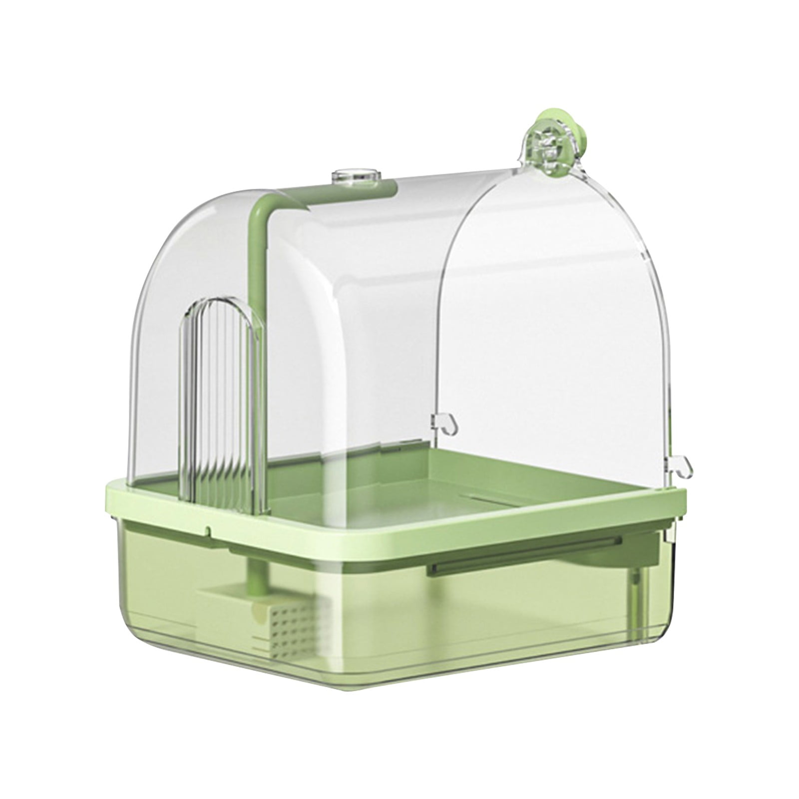 USB Water Circulation Cage Bird Bath - Parrot Shower Box - Walmart.com
