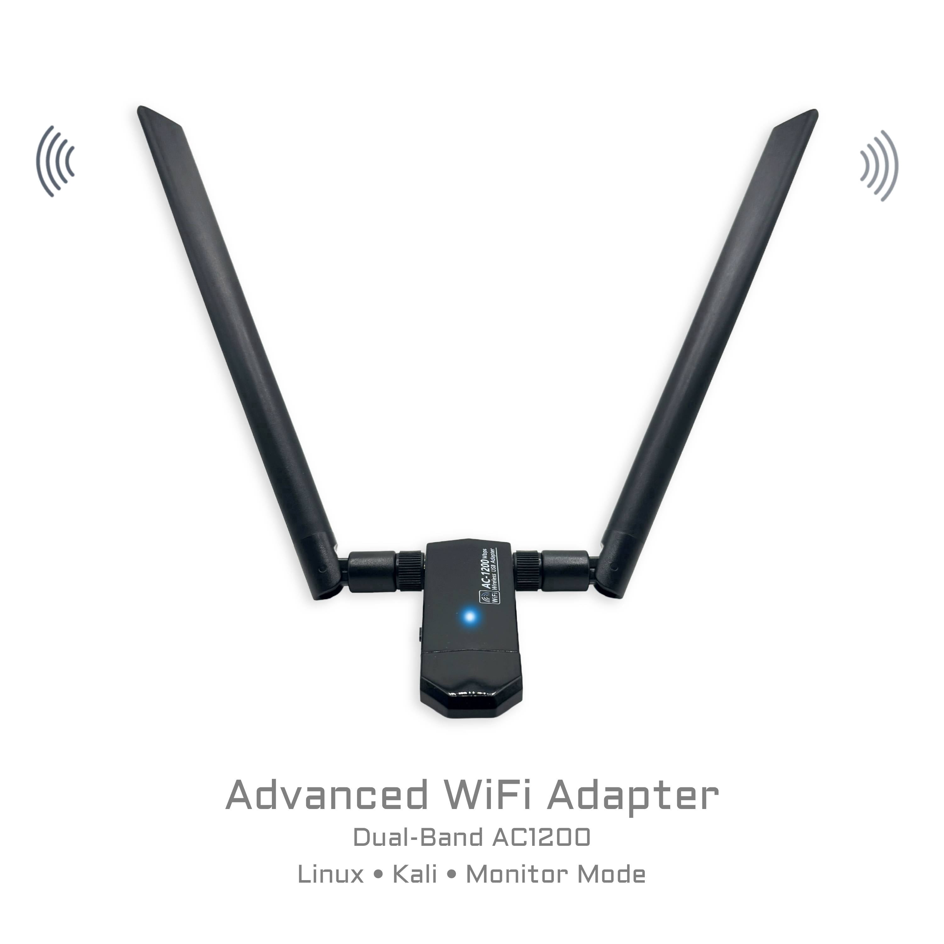 AC1200 RTL8812AU USB WiFi Adapter for Kali Linux, Ubuntu, Fedora, Arch ...