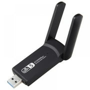 USB WiFi Bluetooth Adapter, 1300Mbps Dual Band 2.4/5Ghz Wireless Network External Receiver, Mini WiFi Dongle for PC/Laptop/Desktop