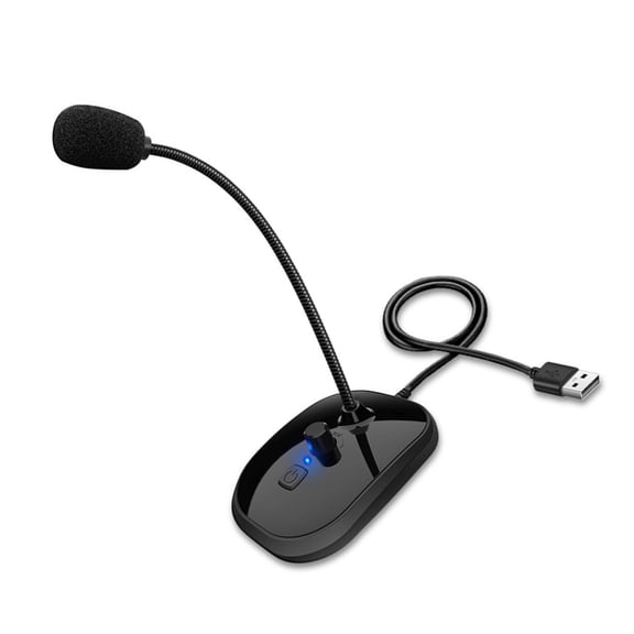 USB Wire Gooseneck Condenser Desktop USB Microphone for Computer Video Conferences Streaming Meetings Lectures