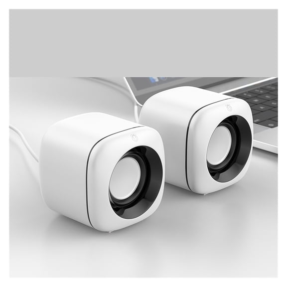 USB Wired Computer Speakers Pink Laptop Speaker Subwoofer Deep Bass Sound Box Music Player Loudspeaker ,Bike Audio