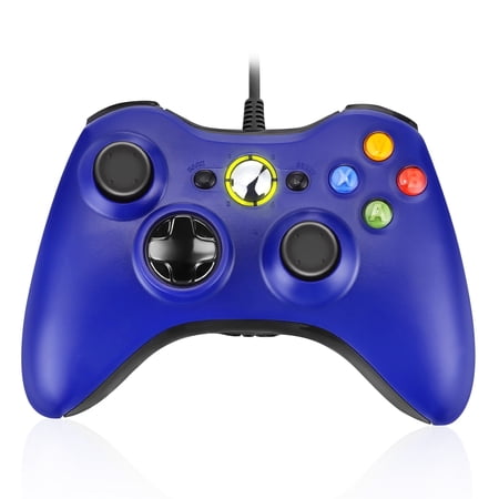 For Microsoft Xbox 360 Gamepad Controller for Xbox 360 PC, Blue