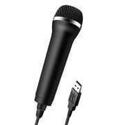 CHAMAIR USB Wired Microphone for PS4, Switch, Wii, Xbox, and PC, Black