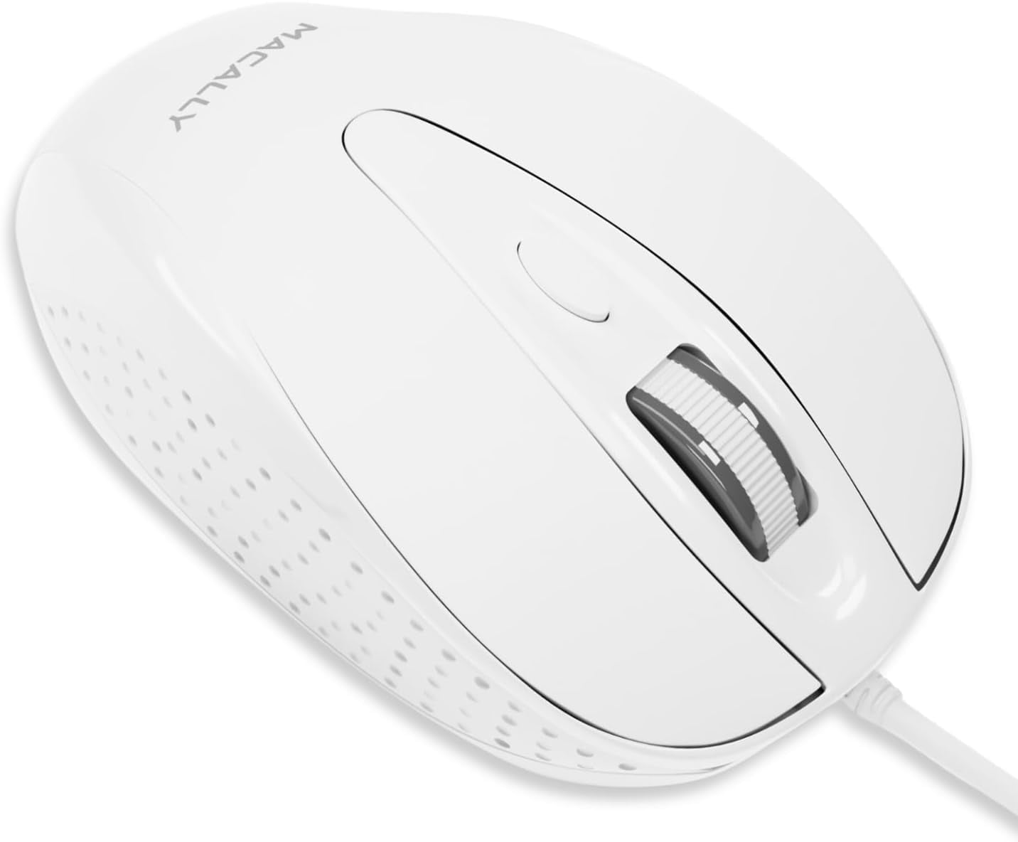 USB Wired Mouse with 3 Button, Scroll Wheel, & 5 Foot Long Cord, USB