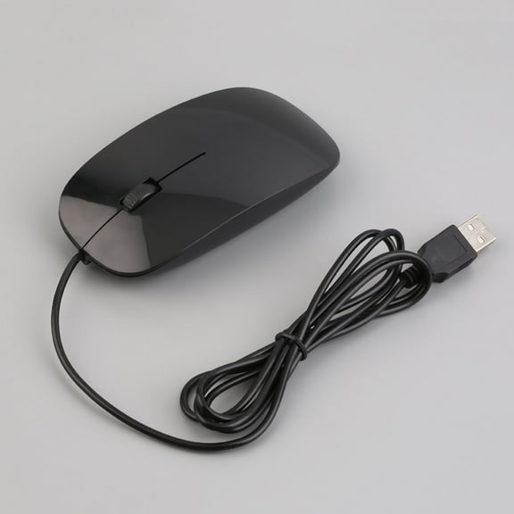 USB Wired Mouse Ultra thin 3 Buttons 1200DPI Optical 3D Roller Computer Mouse USB Gaming Mouse For PC Computer Gaming