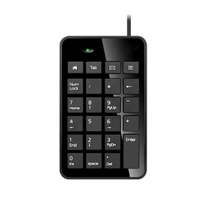 USB Wired Digital Keypad Numeric Keboard Numpad 23 Keys Number Keyboards for Accounting Teller Laptop Notebook Tablets