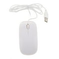 thumbnail image 1 of USB Wired Optical Mouse, Universal Small Optoelectronic Computer Mouse for Gaming, Business, Gifts - White, 1 of 8