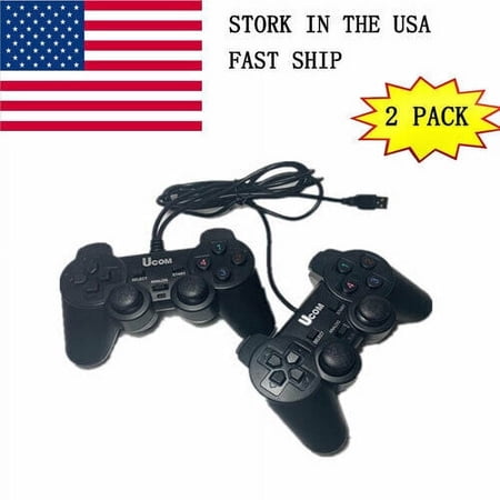 USB Wired Video Game Controller to Extra Players for Pandora Box 3D/9H Console/Windows & Android & PS3 & TV Box 2PCS