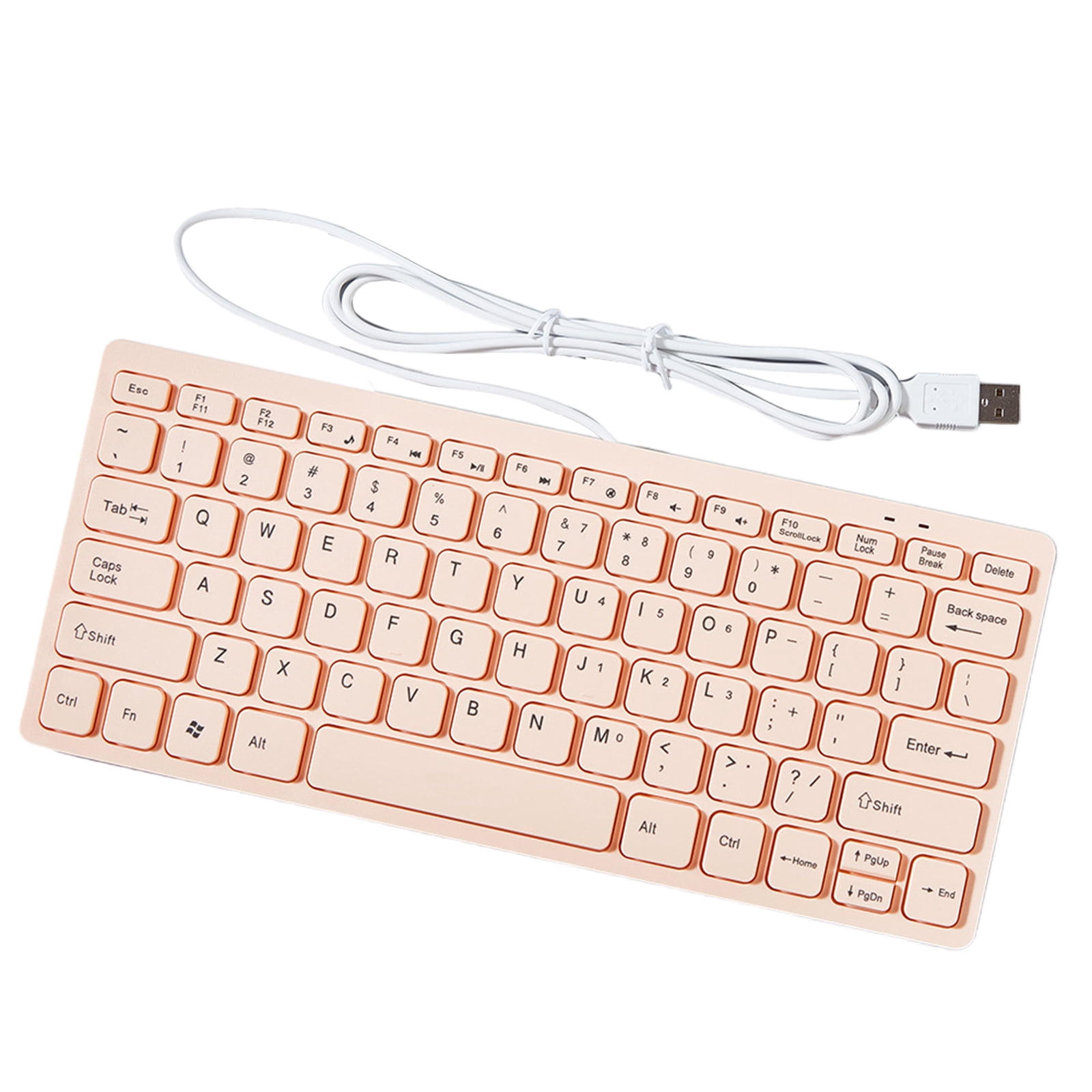 USB Wireds Miniature Keyboards 78 Key and Ergonomic for Desktop ...