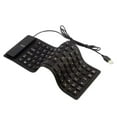 thumbnail image 1 of Flexible Rolls up Silicone Keyboards 85Keys USB Wireds Waterproof Dustproof Silents for PC and Laptop, 1 of 9