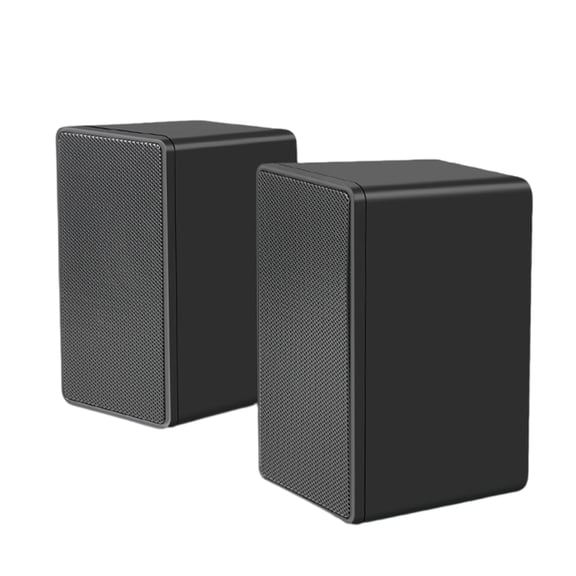 USB Wireds Stereo Subwoofer Sound Box 3.5mm Input USB Power Computer for Desktop