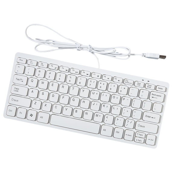 USB Wireds lims Miniature Keyboards 78 Key Ergonomic for Business Desktop Laptop